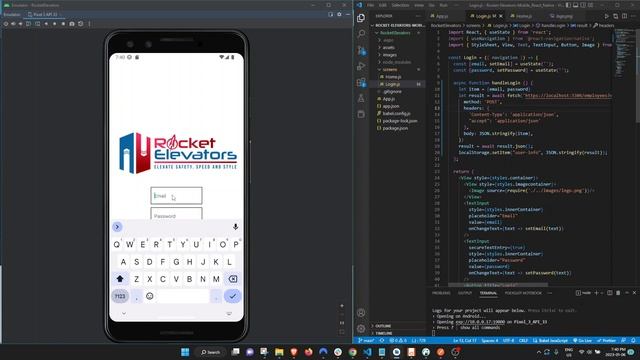 Login Page with React Native смотреть онлайн