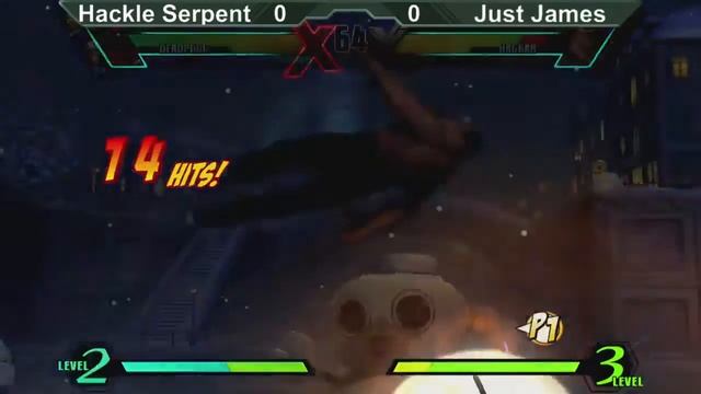 Eirtakon 2014 UMvC3 Tournament Hackle Serpent vs Just James смотреть онлайн
