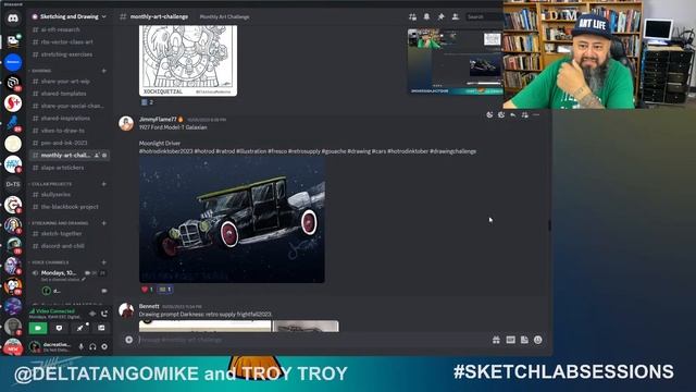 #NOAi with #SKETCHLABSESSIONS and @DeltaTangoMike- Pen and Ink October Art Challenge Day 30 смотреть онлайн