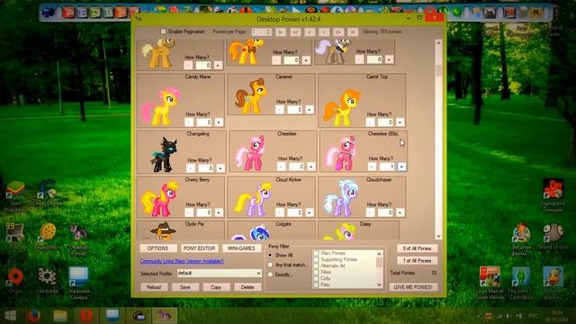 Это мини-обзор на Desktop Ponies v1.42.4 смотреть онлайн
