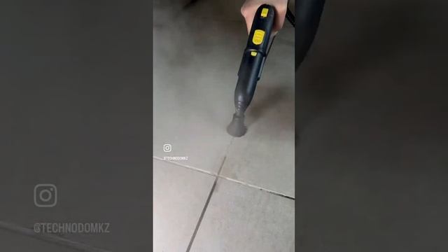 ASMR-уборка с помощью пароочистителя Karcher смотреть онлайн