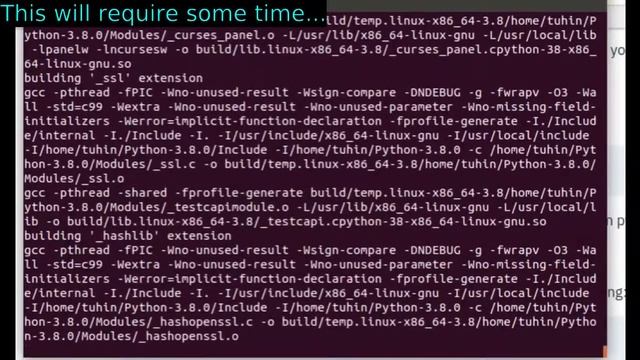 Installing Python 3.8 on UBUNTU 18.04 LTS смотреть онлайн