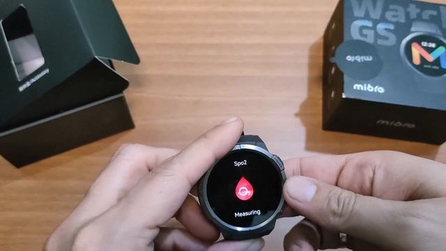 Smartwatch Mibro GS unboxing and quick menu view смотреть онлайн