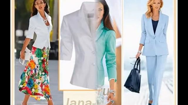 Модные жакеты и костюмы для лета 2016/ Fashion jackets and suits for summer 2016 смотреть онлайн