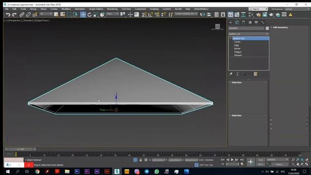 5_Экстерьер архитектурных сооружений в 3ds Max. Моделирование крыша, дымоход смотреть онлайн