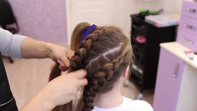 Прическа из " воздушных " кос смотреть онлайн