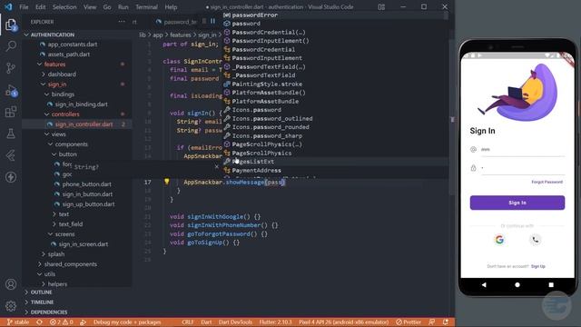 Flutter & Firebase Authentication 01 - Sign in & Sign up with Email смотреть онлайн