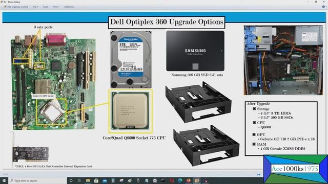 Dell Optiplex 360 MT Upgrade Options смотреть онлайн