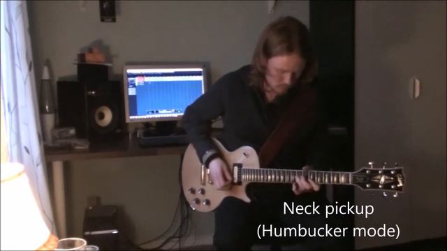 WCR Darkburst/Crossroads pickups demo, 1974 Gibson Les Paul Custom смотреть онлайн