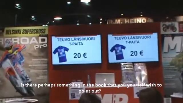 TEUVO LÄNSIVUORI - bookrelated interview at the Motorcycle Fair 2014 in Helsinki смотреть онлайн