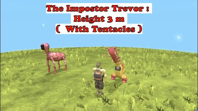 Trevor Henderson Monster Size Comparison 2 | SPORE