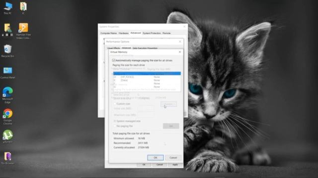 Managing Page File Size | Allocating Virtual Memory | Improving Windows Performance смотреть онлайн