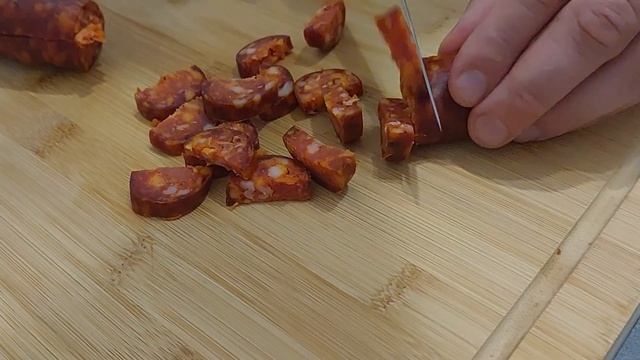 Tarhonyaleves Füstöltkolbásszal