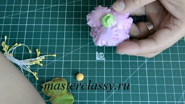 DIY. Miniature Flowers Tutorial - cold porcelain. Цветы шиповника из холодного фарфора. Видео урок смотреть онлайн