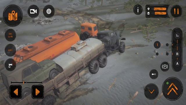 Mission #8 - Part - 1 - Delivery Mission Towing The Truck | MudRunner Android Gameplay HD смотреть онлайн