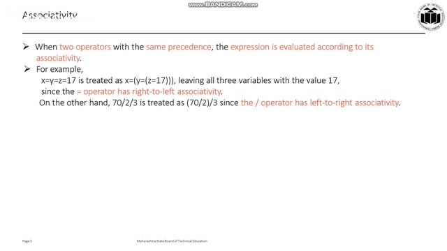 Operator Precedence and its Associativity in Java смотреть онлайн