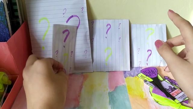 бумажная косметика/жёлтая и фиолетовая тема смотреть онлайн