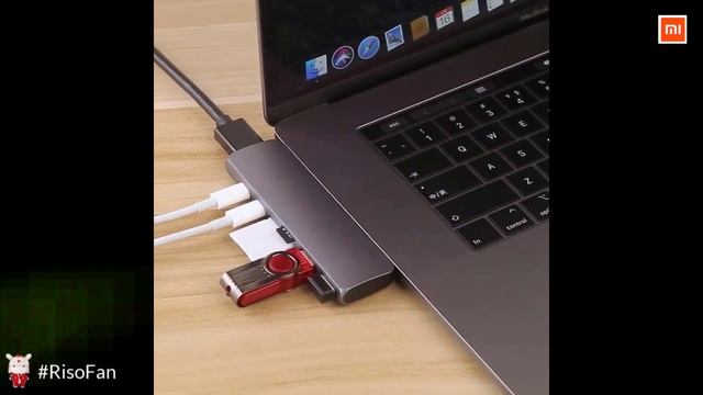 Mosible MacBook Pro/Air M1 USB C Hub Thunderbolt 3 Dock with HDMI Rj45 Adapter TF SD PD 3.0 смотреть онлайн