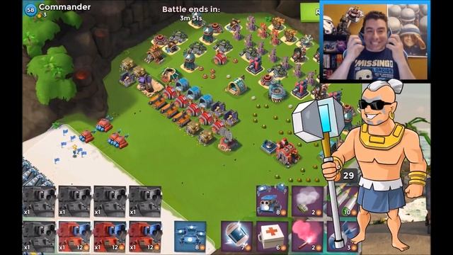 Boom Beach "NEW" HERO ! CPT. EVERSPARK ! Gadgets master hero ! смотреть онлайн