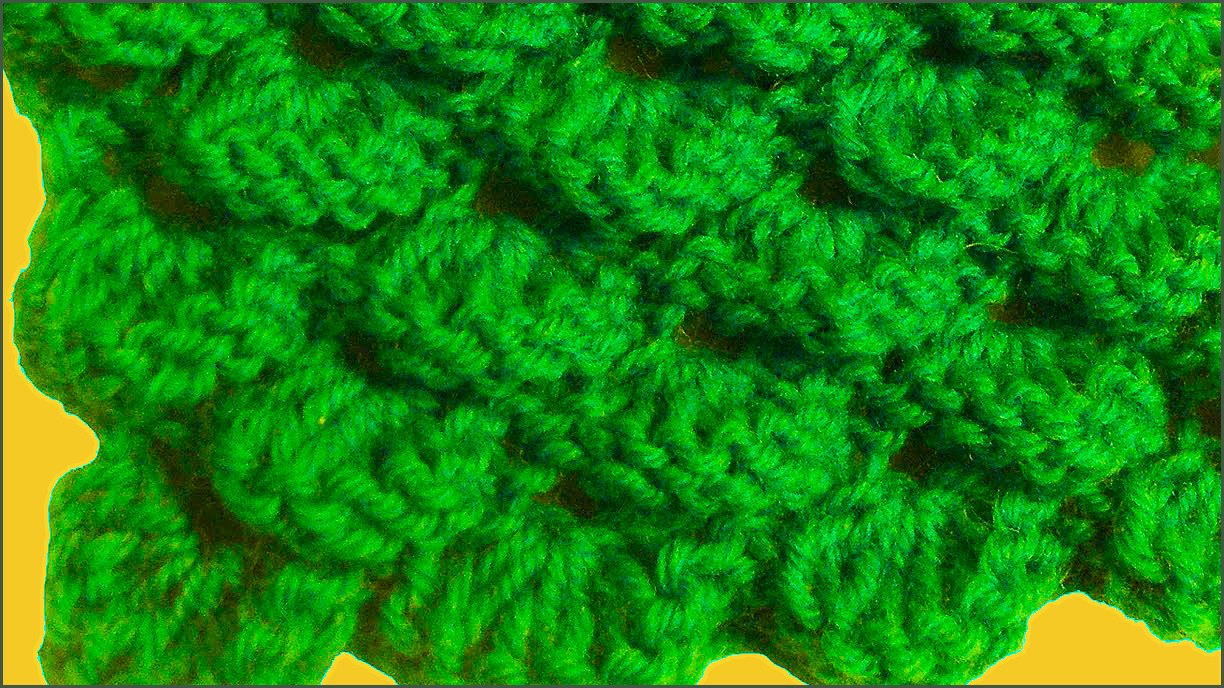 Чешуйки спицами. Узор чешуйки. Красивый узор спицами. смотреть онлайн