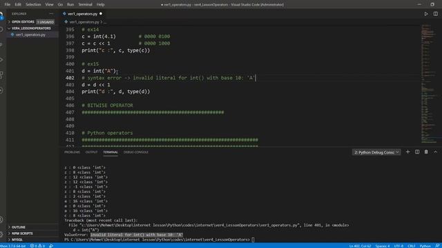 Python Programlama - Ders 26 - Operatorler ve Kullanımları - Part 6 смотреть онлайн