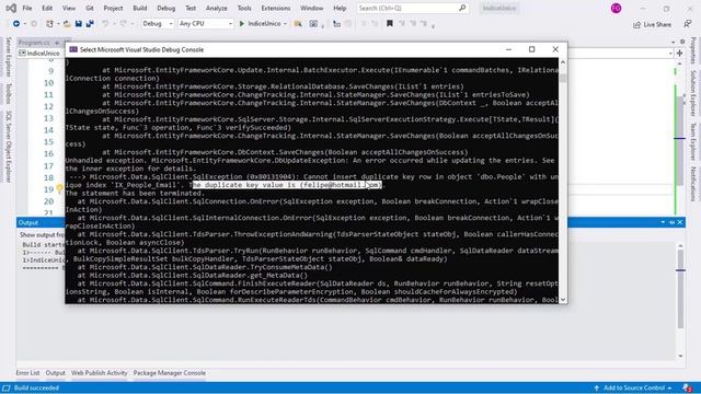 EF Core 5 - Unique Indexes - Not Allowing Repeated Values In Different Rows смотреть онлайн