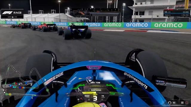 F1 23 SHORT Q + 50% RACE BAHRAIN SAKHIR #keeppushing #f смотреть онлайн