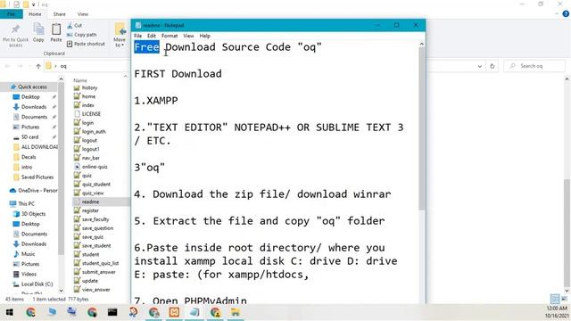 Online Quiz System in PHP MySQL with source code смотреть онлайн