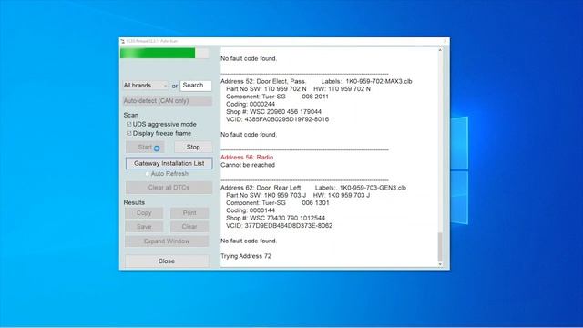 How to read fault codes with VCDS. смотреть онлайн