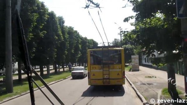 Черкасский троллейбус- КТГ-4 №ТВ-5 27.05.2014