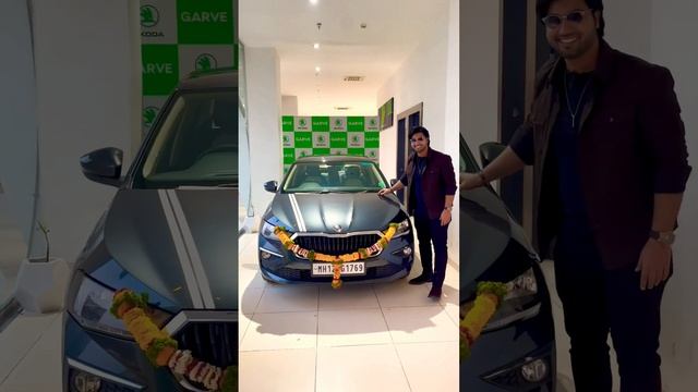 Taking Delivery Of Skoda Slavia #slavia #skoda #sedan #myfirstcar