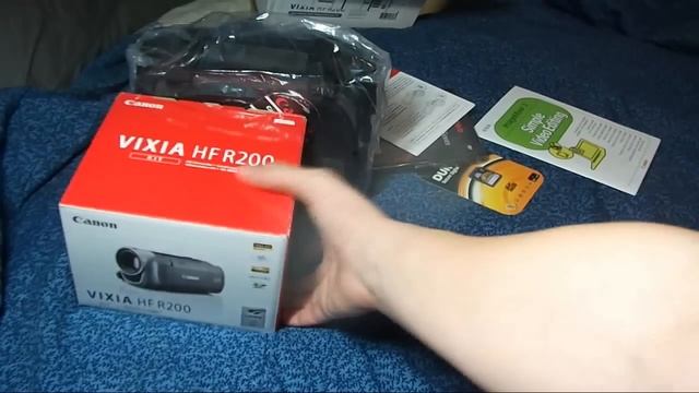 Canon Vixia HF R200 Unboxing смотреть онлайн