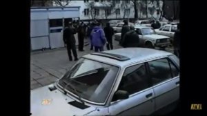 Оперативная съемка с места убийства Отари Квантришвили. Апрель 1994г.