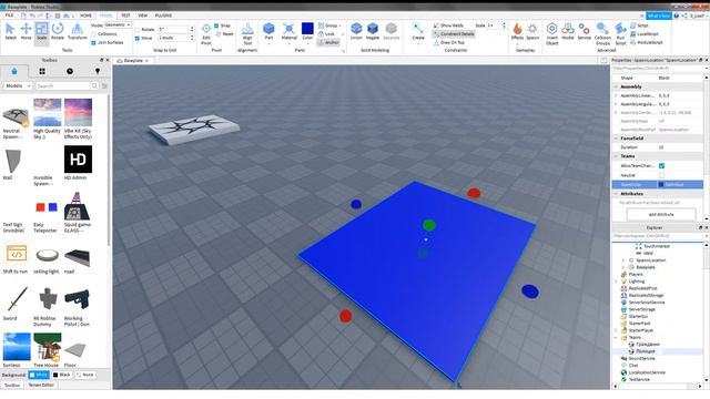 Как В RobloxStudio Сделать переход между командами / без скриптов