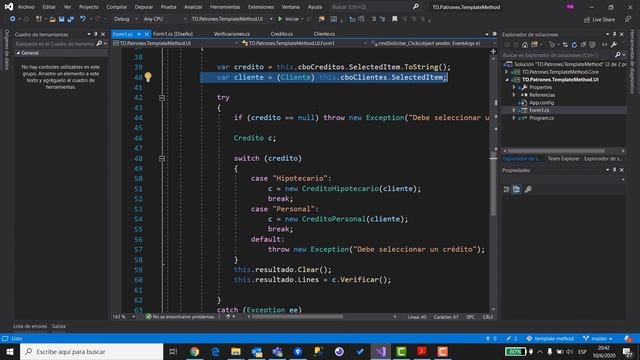 Patrón de diseño Template Method en C# смотреть онлайн