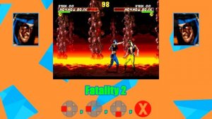 Ultimate Mortal Kombat 3 [Genesis] Nightwolf - приёмы