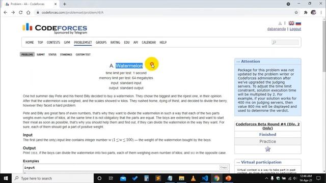 How to submit JavaScript solution on Codeforces смотреть онлайн