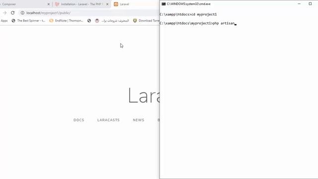 Set up laravel 5.8 on windows смотреть онлайн
