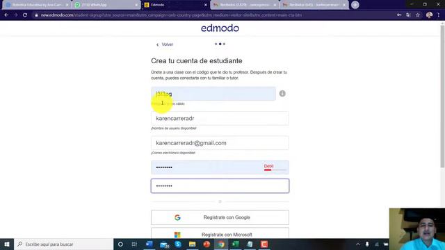 COMO REGISTRARSE A UNA CUENTA DE EDMODO COMO ESTUDIANTE смотреть онлайн