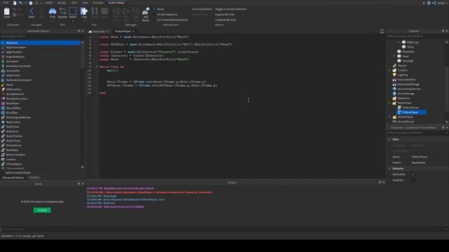 Roblox scripting - Make something face a position смотреть онлайн