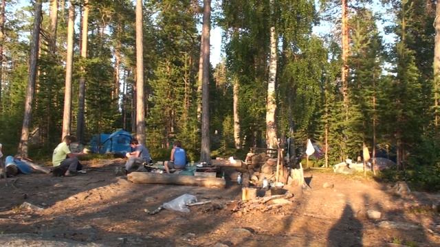 Байдарочный поход северная Карелия оз. Кереть 2013 г. смотреть онлайн