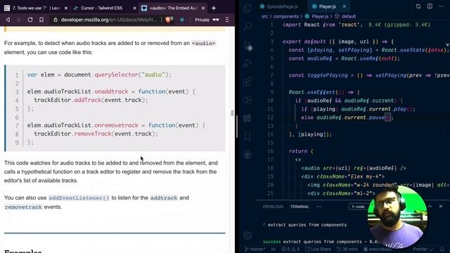 Build a simple audio player in React смотреть онлайн