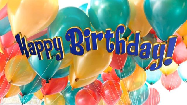 Happy Birthday song .Congratulations Happy Birthday animation.Песня хаппи бездей тую смотреть онлайн