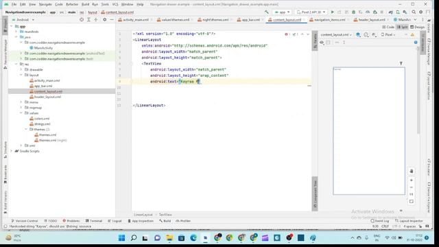 Android Navigation Drawer Tutorial | How to Create Navigation Drawer in Android Studio смотреть онлайн
