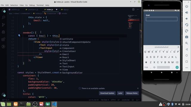 Curso de React Native desde Cero - Capitulo 22 Layout (Crear Usuario) смотреть онлайн