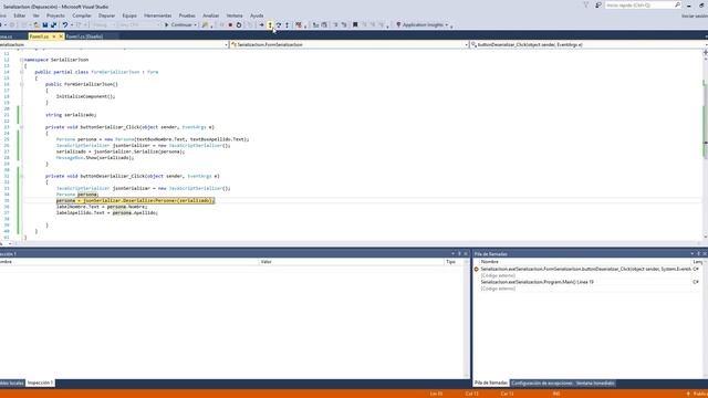 Microsoft Visual Studio C#: Serializar y Deserializar Json смотреть онлайн