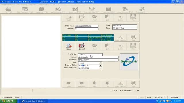 GLOBAL NETWORK - P.O.S sales transaction with senior citizen discount for restaurant2 смотреть онлайн