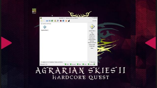 1.7.10 Minecraft Agrarian Skies 2 Modpack Tutorial - MultiMC for Mac and Linux смотреть онлайн
