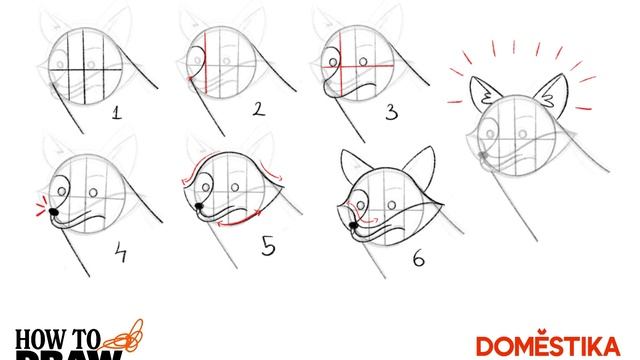 DRAWING TUTORIAL How to draw a fox | Domestika English смотреть онлайн