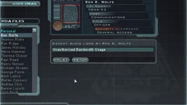 Doom 3 - Ben Wolfe PDA смотреть онлайн